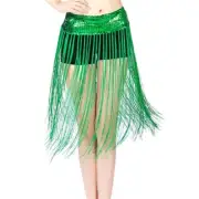 Sequins Belly Dance Hip Scarf Party Carnival Rave BeltWaist ChainWrap Mini Skirt