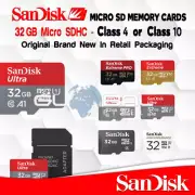 SanDisk Micro SD Card 32GB Memory Ultra, Extreme, Pro Class 4 Or 10 Camera Phone