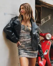 [Ava And Ever] Ava And Ever Women's Rizzo Faux Leather Jacket in Black Size 6 6 Black