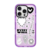 iPhone 16 Pro Impact Case MagSafe Compatible LOVE STICKER 01