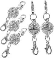 DOITOOL 5pcs Magnetic Jewelry Clasps Lobster Clasp Connectors for Necklaces and Pendants Versatile Design for Parties Weddings and Dates