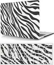 Case Compatible with MacBook Pro 16 inch 2021 2023 A2485 A2780 A2991 M1 M2 M3 with Liquid Retina XDR Display and Touch ID, Plastic Laptop Hard Shell Protective Case & Keyboard Cover - Black White