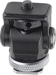 Hot Shoe Mount Adapter,Universal Metal Extend Flash Holder,Shoe Mount Bracket with 1/4in Screw for Microphone Monitor Video Light, Denashe0bt5mnfqs