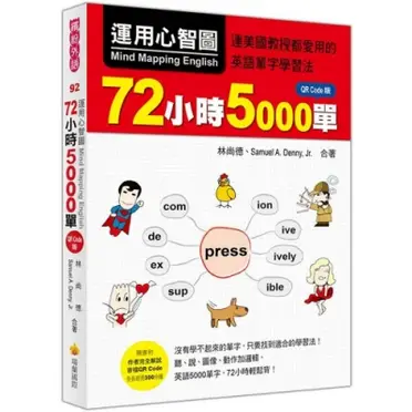 運用心智圖，72小時5000單：連美國教授都愛用的英語單字學習法