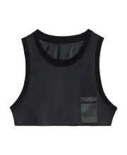 Mesh logo vest S,XS Black