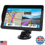 GPS Navigator for Car Truck RV, 9 inch Touch Screen Latest 2025 Map, Real Voi