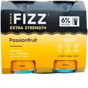 Hard Fizz Extra Strength Passionfruit Hard Soda Can 330mL
