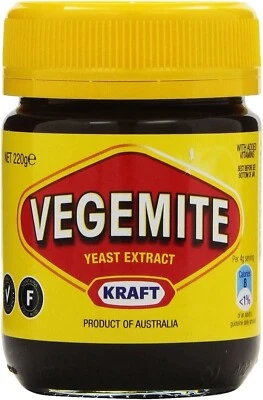 Kraft Vegemite Yeast Extract | Made in Australia | 220g Jar - 2 Pack