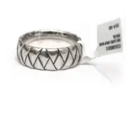 New DAVID YURMAN Men's 8mm Cairo Wrap Band Ring In Sterling Silver Size 10