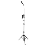 1 Set of Floor Type Microphone Tripod Universal Mic Stand Stable Metal