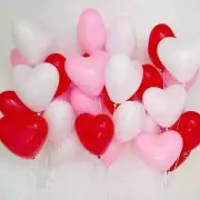100 MIX LOVE HEART BALLOONS Wedding Party Romantic ballon Valentines Birthday