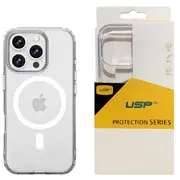 USP Apple iPhone 16 Pro Max (6.9') Clear Rock Shockproof Case with MagSafe - Ultra-Thin,Lightweight,Non-Slip,Multi-Layer, Strong And Durable Materials 6976552042130
