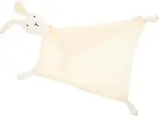 BESPORTBLE Towel Doll Blanket Soft Soothing Blanket Bunny Blanket Hooded Towel for Hooded Towel Bunny Security Blanket Plush Sleeping Blanket Gauze White