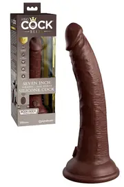 Pipedream King Cock Elite Dual Density Vibrating 7" Silicone Dildo