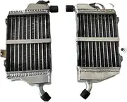 Both Sides Compatible With KTM 65 SX 65SX Aluminum Radiator 2016-2022 Cooler Cooling Coolant 2016 2017 2018 2019 2020 2021 2022