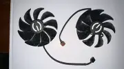 GPU Replacement Cooling Cooler Fan Set For EVGA RTX 3060 3060ti XC Black
