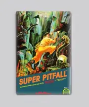 Super Pitfall NES - 2"x3" Fridge MAGNET (nintendo retro