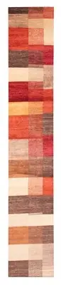 Vintage Hand-knotted Runner Rug 2'7" x 14'3" Traditional Wool Carpet