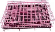 WOONEKY Portable Pet Carrier Metal Wire Dog Crate Foldable for Cats Dogs Compact Storage Indoor/Outdoor