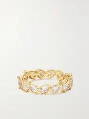 [Octavia Elizabeth] Octavia Elizabeth - + Net Sustain Nesting Gem 18-karat Recycled Gold Diamond Ring - 6 6 Gold