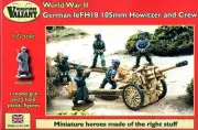 Valiant Miniatures 1/72 VM-007 WWII German leFH18 105mm Howitzer and 5 Crew