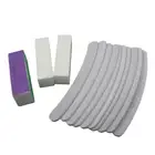 1 Set Nail Cleaner Professional Manicure Accessory Nail Sanding File Kit Mini