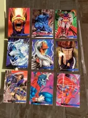 1995 Flair Marvel Annual BASE SET, Missing 9 Cards - NM/M - NEW 9-Pocket Pages