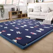 Coral Velvet Area Rugs Play Mat, 2cm Thick Carpet Crawling Mat for Nursery Baby Toddler Children Kids Room, Yoga Mat Exercise Pads (Dream Balloon, 200X300cm)