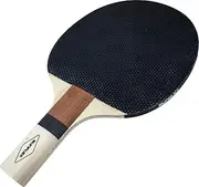 SUNFLEX Prime S10 Table Tennis Bat, Learning Bat for Beginners, with Pips Out Rubber, Ergo Grip & Straight Handle for Precision Control, Stickfix for Secure Rubber Hold