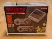 SNES Classic Mini Brand New Never Opened Super Nintendo IN ACRYLIC DISPLAY CASE!