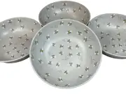 Buzzing Bees Melamine Bowls. The Prairie By Rachel Ashwell. Set Of 4. New