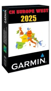 WEST EUROPE GPS GARMIN MAP 2025 - VÍA EMAIL