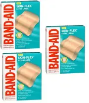Band-Aid Skin-Flex Extra Large 7 Counts X **3 Packs**