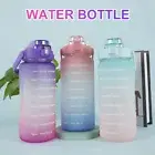 2L Water Bottle Water Storage Container BPA-free Drinking Bottle Water Jug^_