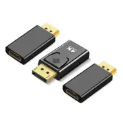 DP to -Compatible Adapter 3-Pack DisplayPort to -Compatible Converter Gold2262