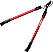 TABOR TOOLS GL16A Bypass Lopper, Chops Branches with Ease, Classic 28 Inch Tree Trimmer, Branch Cutter with 1 1/4 Inch Clean Cut Capacity.