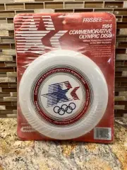 VTG 1984 White Wham-O Frisbee Commemorative Olympic Games Model #2042 NEW (NIP)