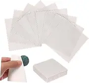 OHPHCALL 50Pcs Jewelry Cleaning Cloth Polishing Cloth for Silver Gold Platinum Lightweight for Watches Accessories Durable Tarnish Remover
