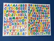 ABC/123 Stickers Mini Creative Memories Color me Crazy Scrapbooking Card Making