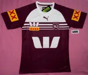 Queensland Maroons SOO 2024 Training WHITE NRL Jersey *Medium* QLD Seller