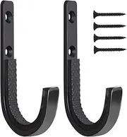 GOHIKING Gun Rack Storage Rifles Shotgun Hooks Wall Mount Hangers for Any Rifles Shotguns Archery Bow with Soft Padding and Heavy Duty Steel…
