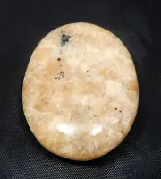Natural EGL Certified Sunstone Palm Stone Loose Gemstone Healing 525.50 Cts
