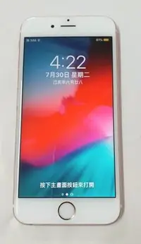 在飛比找Yahoo!奇摩拍賣優惠-Apple iPhone 6s 64G 九成五新 玫瑰金色 