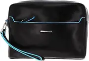Piquadro Blue Square Mini Tablet Clutch