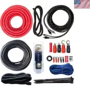 4 Gauge Copper Amplifier Wiring Kit Complete Install RCA Speaker Power Wire