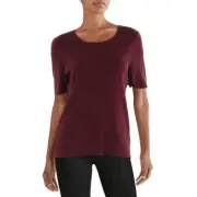 Tahari ASL Womens Knit Rayon Crewneck Sweater Top BHFO 9804