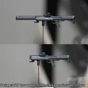 1/18 Scale Gun Weapon Model Figure Part For DIY 3.75" Action Figure Accessories
