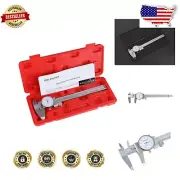 Professional 0-6'' Stainless Steel Dial Caliper - Accurate to 0.001'' in Box