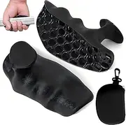 2Pcs Anti-Slip Workout Grips with Storing Bag - Ergonomic Rubber Hand Protector Gloves for Weight Lifting, Pull-Ups, Gym Training and Exercise, for Men and Women Gym Grips