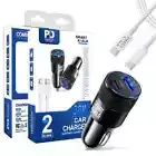 38W PD USB Type C Fast Car Charger Cable Samsung Galaxy Note 8 9 10 20 Ultra 5G